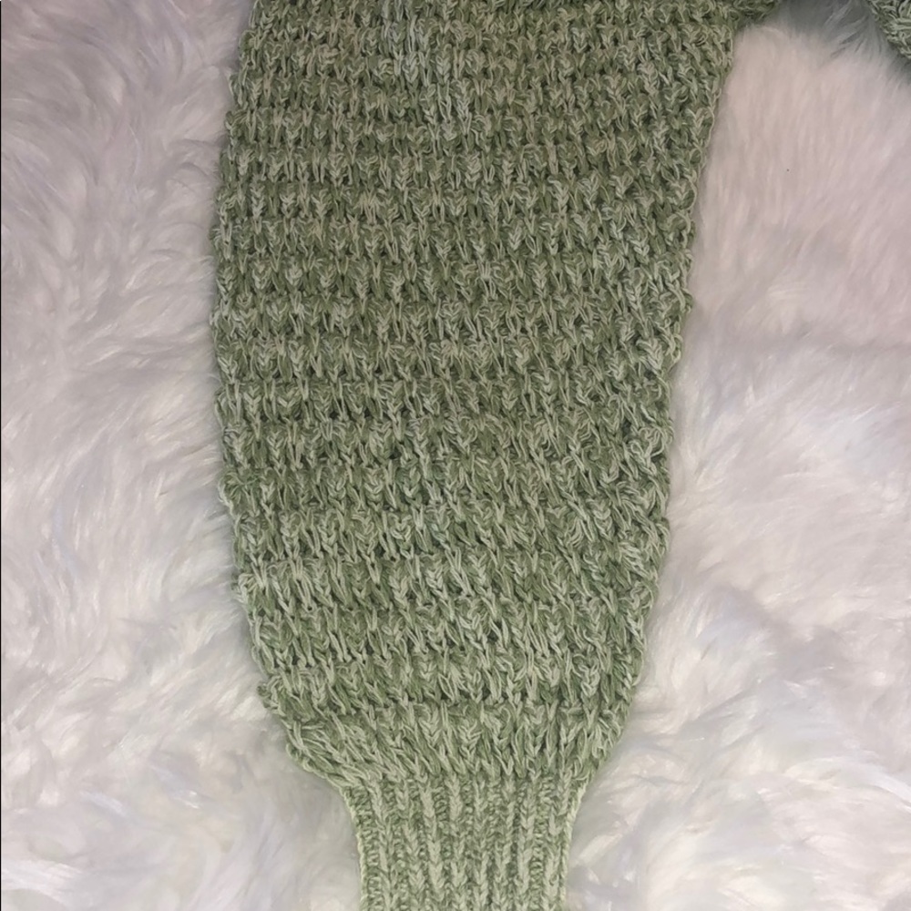 FREE PEOPLE Kiwi Cream ComboCoconut V-Neck Sweater - Picture 6 of 8